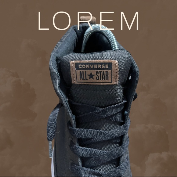 Rare*Converse all star gym shoes mens Size 7 high top - Picture 9 of 13